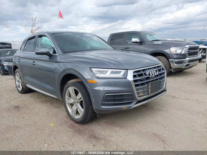 2018 Audi Q5 Prestige, Левый бок, IAAI, VIN WA1CNAFY4J2212580