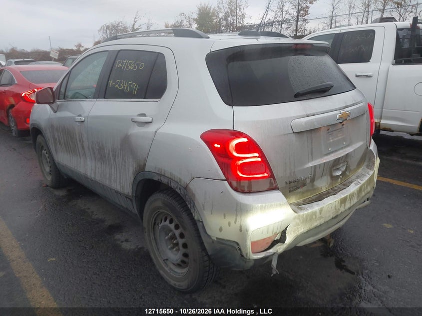 Vin: 3gncjpsb1hl234591, lot: 3122296, chevrolet trax 20173