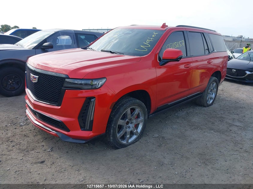 2023 Cadillac Escalade, Water, IAAI, VIN 1GYS4HK94PR135408 — photo 2