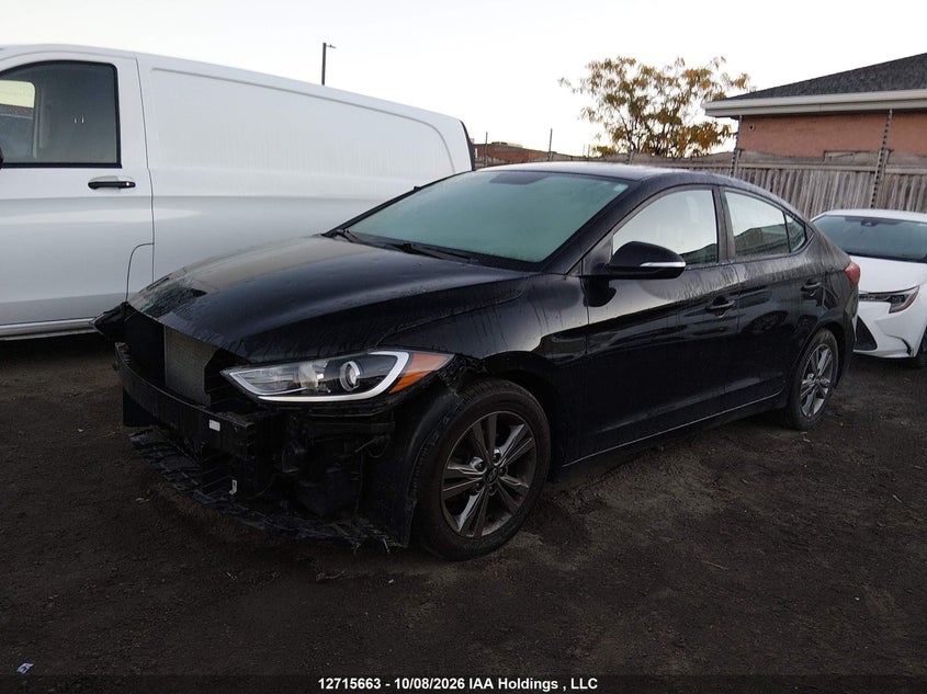2018 Hyundai Elantra Sel/Value/Limited, Град, IAAI, VIN KMHD84LF2JU675050 — фото 2