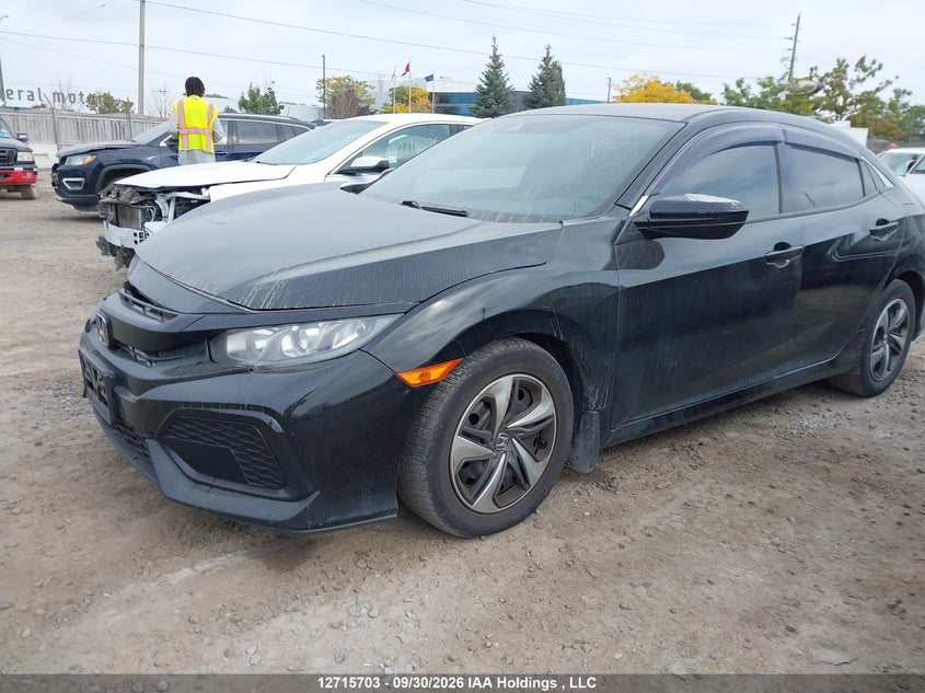 Vin: shhfk7h34ku303300, lot: 3122350, honda civic hatchback 20192