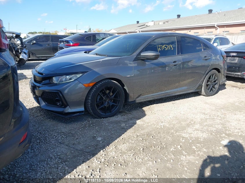 Vin: shhfk7h44hu309891, lot: 3122360, honda civic sport 20172