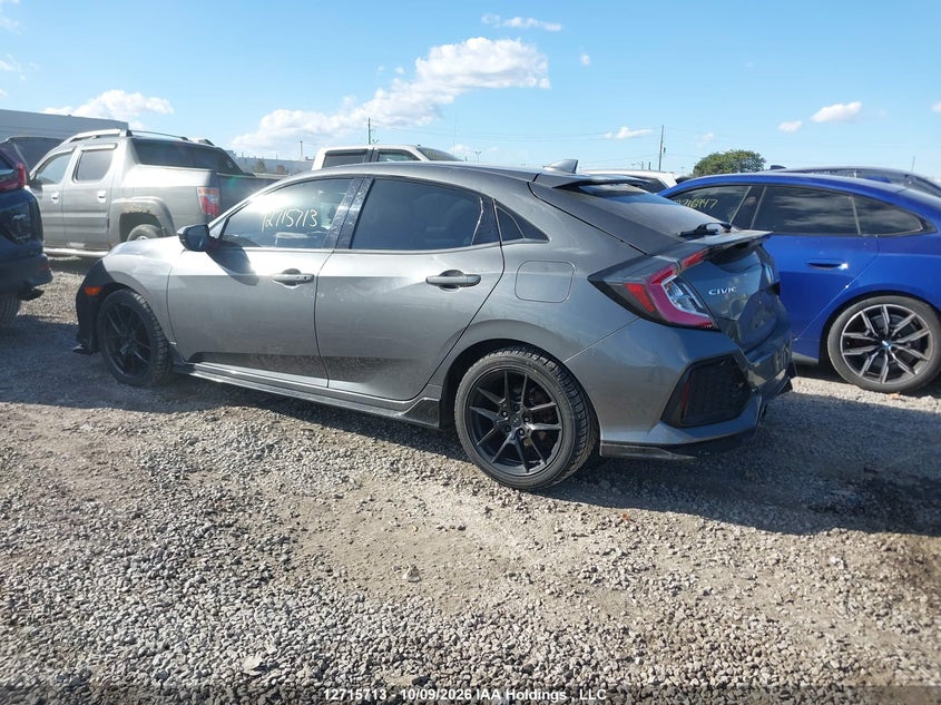 Vin: shhfk7h44hu309891, lot: 3122360, honda civic sport 20173