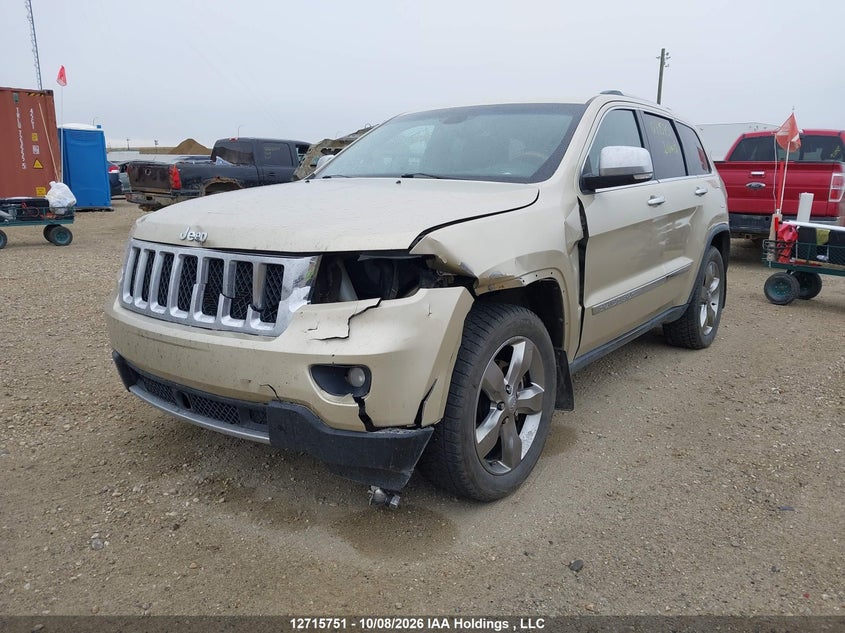 2012 Jeep Grand Cherokee Overland, Front, IAAI, VIN 1C4RJFCG7CC127475 — photo 2