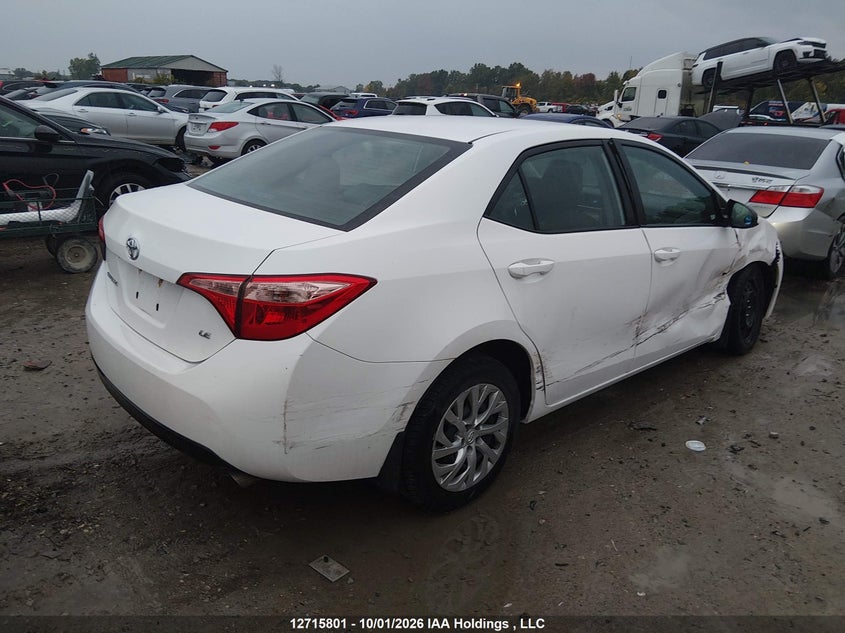 Vin: 2t1burhe5jc119686, lot: 3122448, toyota corolla le 20184