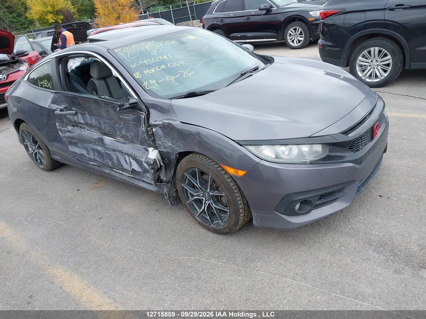 Vin: 2hgfc3a33jh451241, lot: 3122506, honda civic ex-t 2018 img_1