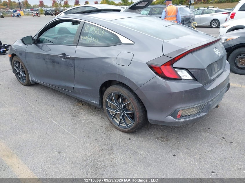 Vin: 2hgfc3a33jh451241, lot: 3122506, honda civic ex-t 20183