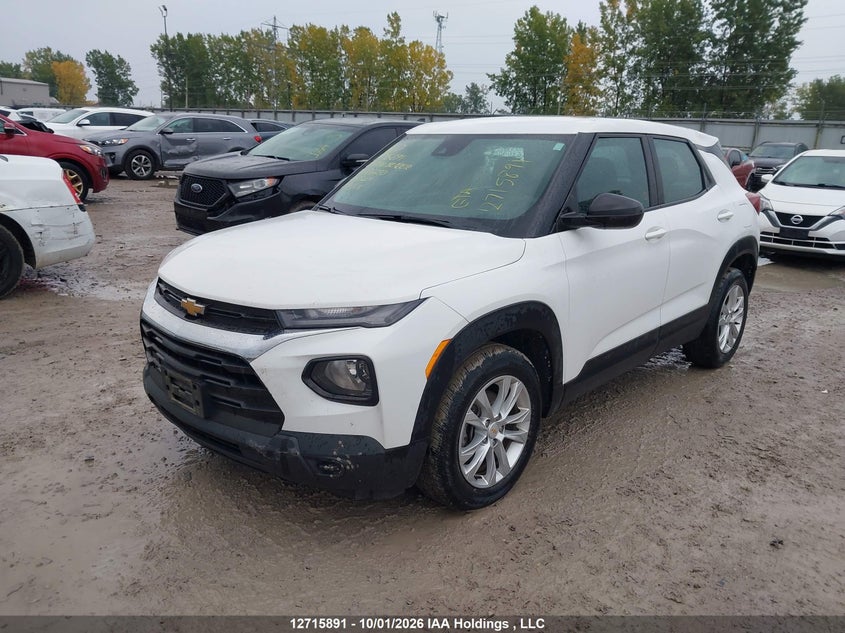 Vin: kl79mms25mb086690, lot: 3122538, chevrolet trailblazer ls 20212