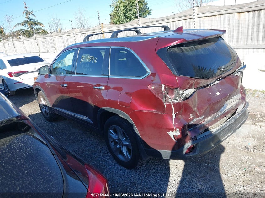 Vin: 5tddkrfh7fs196263, lot: 3122593, toyota highlander limited 20153