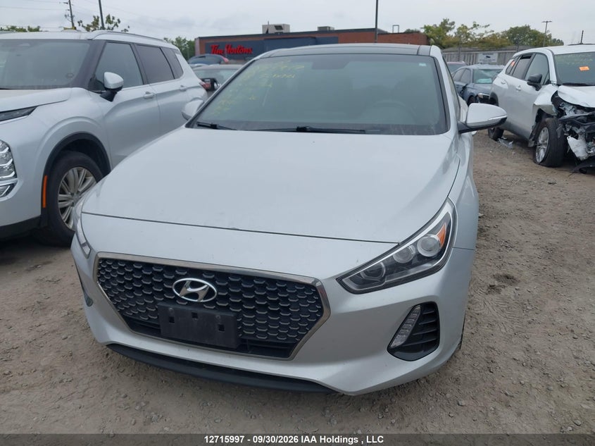 Vin: kmhh55lc6ju021562, lot: 3122644, hyundai elantra gt sport 20182