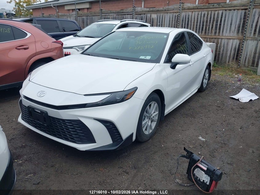 Vin: 4t1daack1tu278982, lot: 3122657, toyota camry 20262