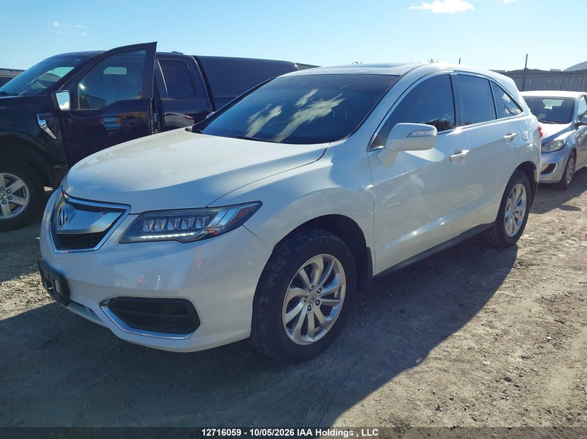 2016 Acura Rdx, Град, IAAI, VIN 5J8TB4H39GL800559 — фото 2