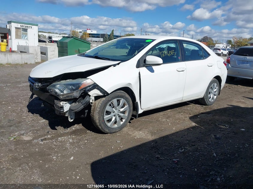Vin: 2t1burhe0gc561834, lot: 3122739, toyota corolla le 20162