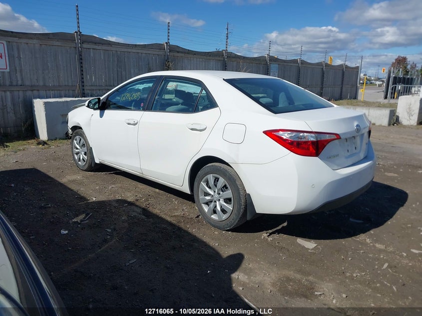 Vin: 2t1burhe0gc561834, lot: 3122739, toyota corolla le 20163