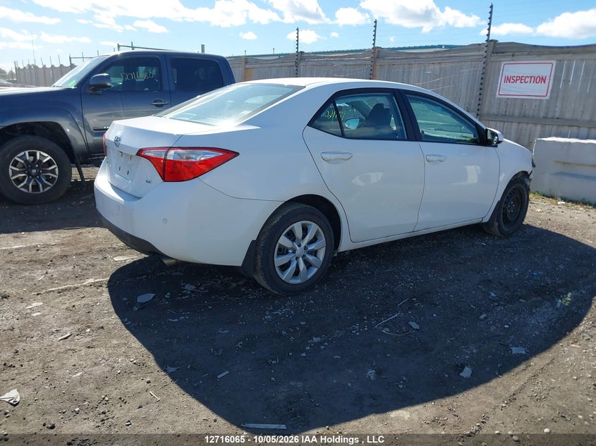 Vin: 2t1burhe0gc561834, lot: 3122739, toyota corolla le 20164