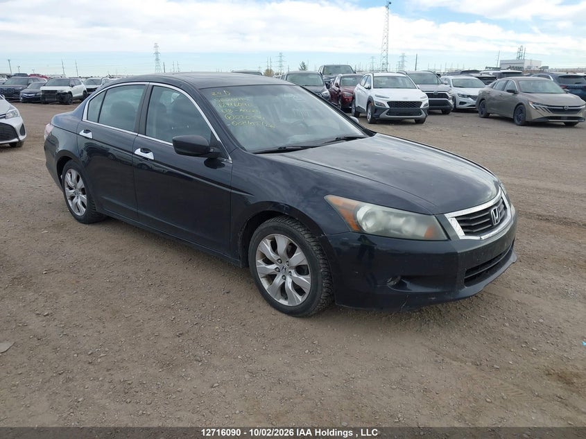 2008 Honda Accord Ex-L V6, Left Front, IAAI, VIN 1HGCP36838A020581