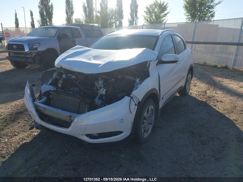 2017 Honda Hr-V Ex-L, Удар спереди, IAAI, VIN 3CZRU6H72HM104833 — фото 2