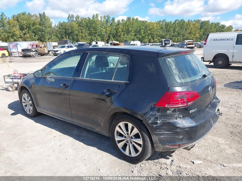 Vin: 3vw117au3fm074723, lot: 3122938, volkswagen golf 20153