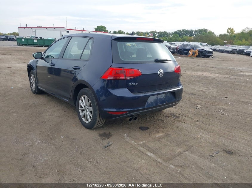 Vin: 3vw217au7gm066260, lot: 3122956, volkswagen golf s/se/sel 20163