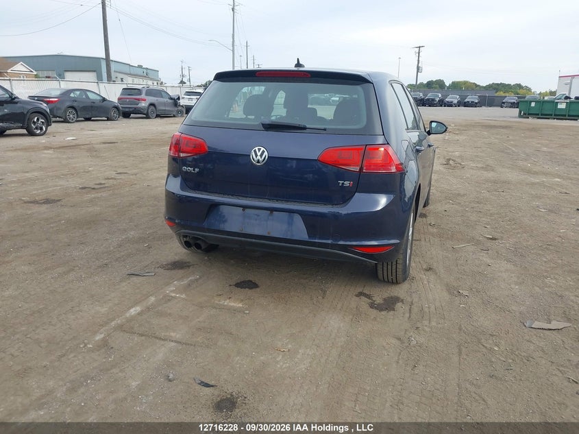 Vin: 3vw217au7gm066260, lot: 3122956, volkswagen golf s/se/sel 20164