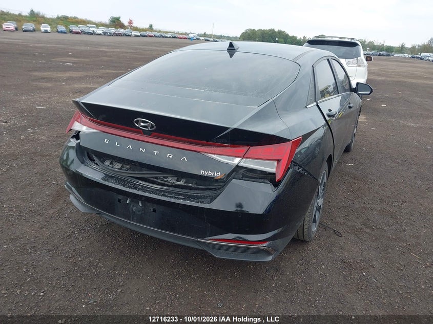 Vin: kmhln4aj3pu080552, lot: 3122961, hyundai elantra hybrid luxury 20234