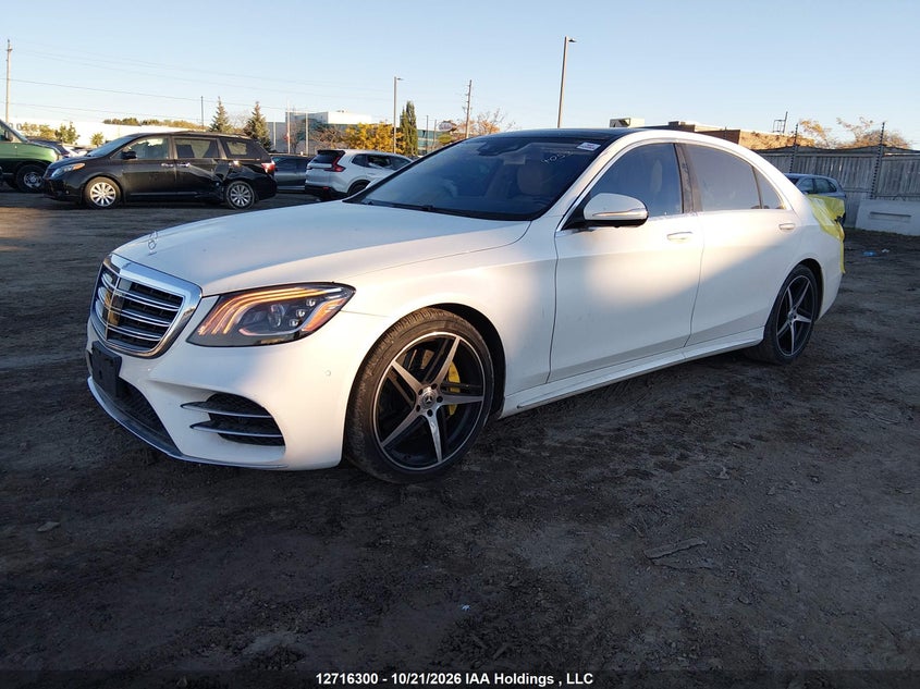 Vin: wddug8gb1ja374007, lot: 3123028, mercedes-benz s 560 4matic 20182