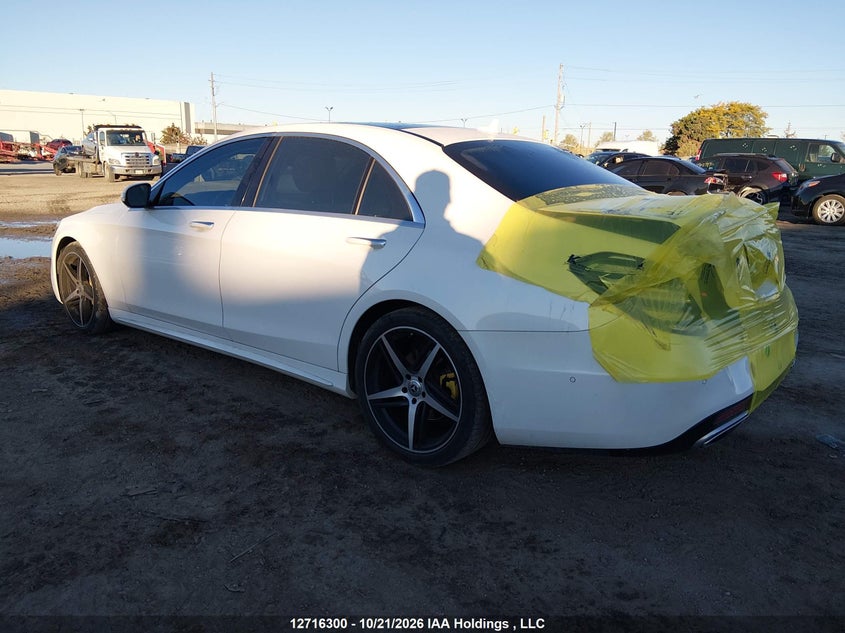 Vin: wddug8gb1ja374007, lot: 3123028, mercedes-benz s 560 4matic 20183