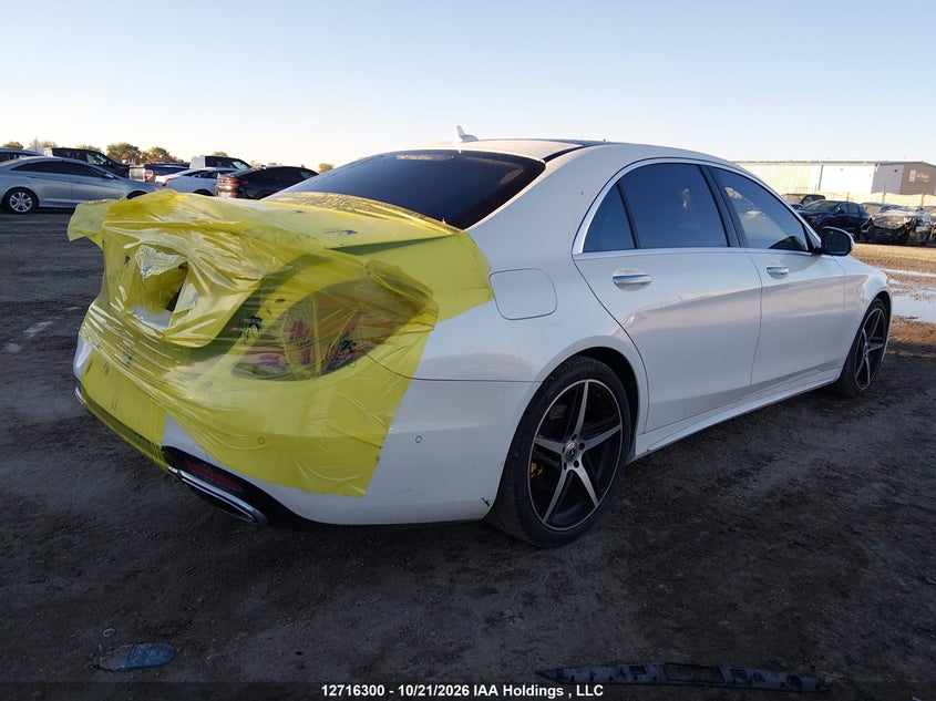 Vin: wddug8gb1ja374007, lot: 3123028, mercedes-benz s 560 4matic 20184