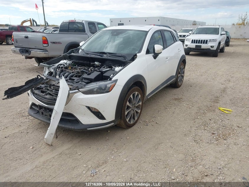 Vin: jm1dkfd71k0449759, lot: 3123034, mazda cx-3 gt 20192