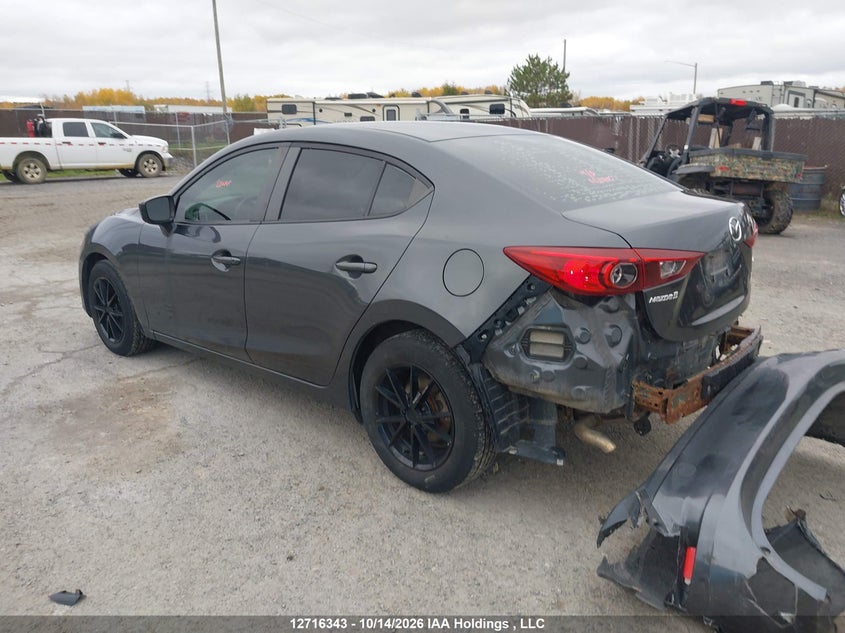 Vin: 3mzbm1u7xfm158486, lot: 3123071, mazda 3 20153