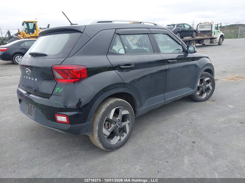 Vin: kmhrc8a38su373705, lot: 3123107, hyundai venue ultimate w/black interior (ivt) 20254