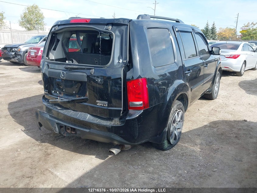 Vin: 5fnyf4h96cb505591, lot: 3123110, honda pilot touring 20124