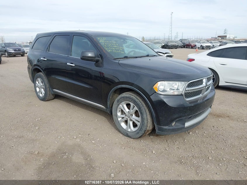 2013 Dodge Durango Sxt, Град, IAAI, VIN 1C4RDJAG3DC500395