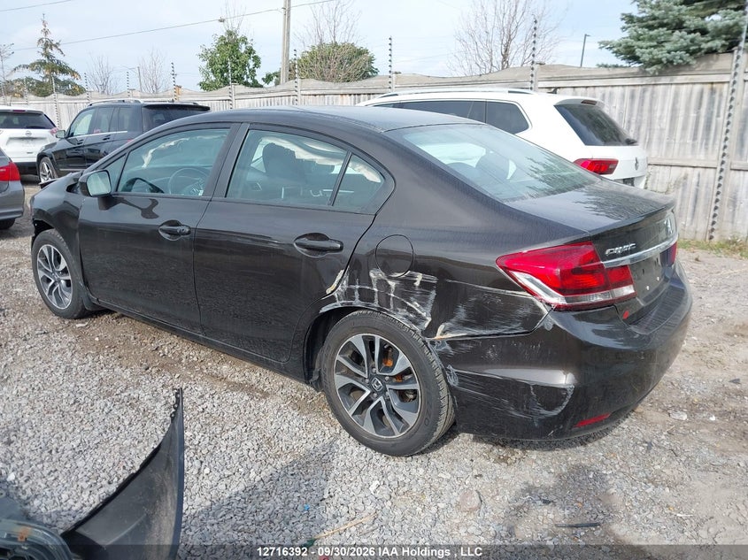 Vin: 2hgfb2f57eh023878, lot: 3123127, honda civic ex 20143