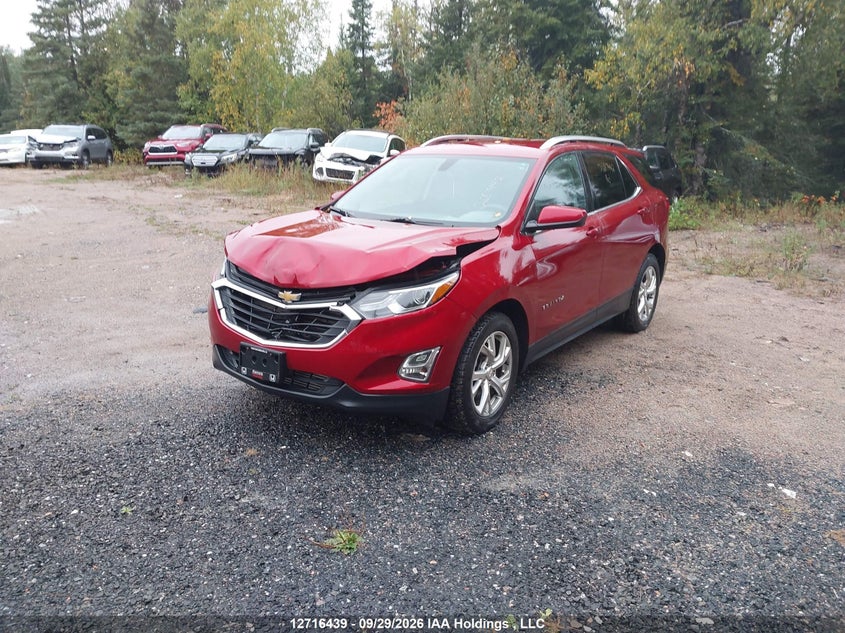 2019 Chevrolet Equinox Lt, Front, IAAI, VIN 2GNAXVEX0K6211557 — photo 2