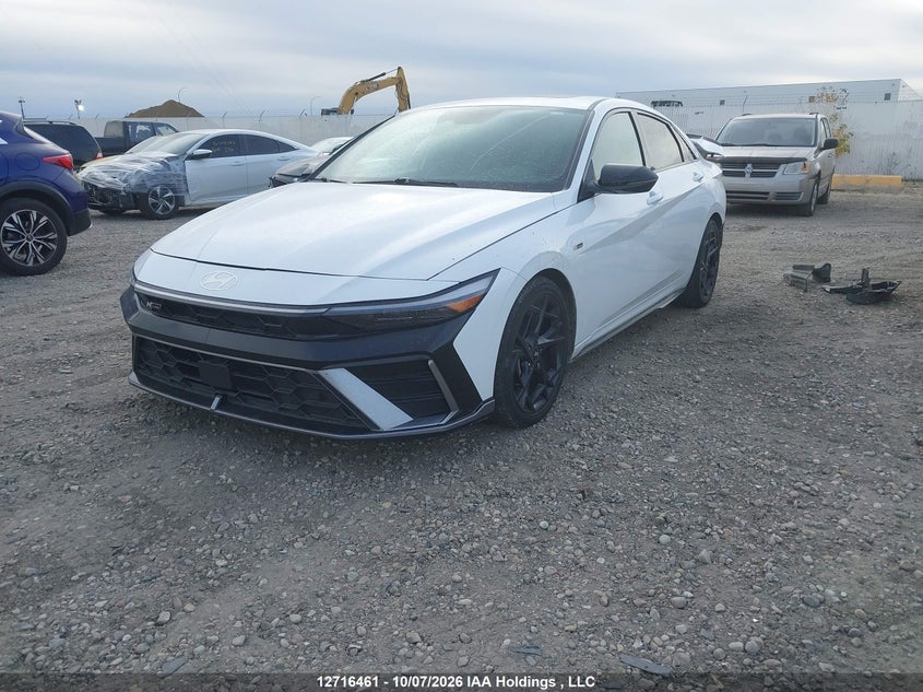 Vin: kmhlr4df1ru727738, lot: 3123207, hyundai elantra 20242