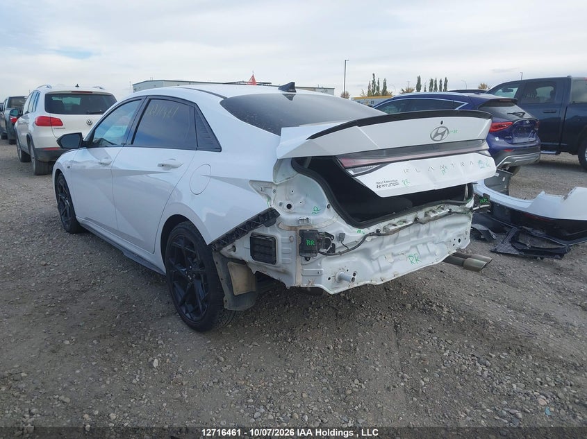 Vin: kmhlr4df1ru727738, lot: 3123207, hyundai elantra 20243