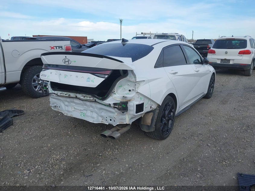 Vin: kmhlr4df1ru727738, lot: 3123207, hyundai elantra 20244