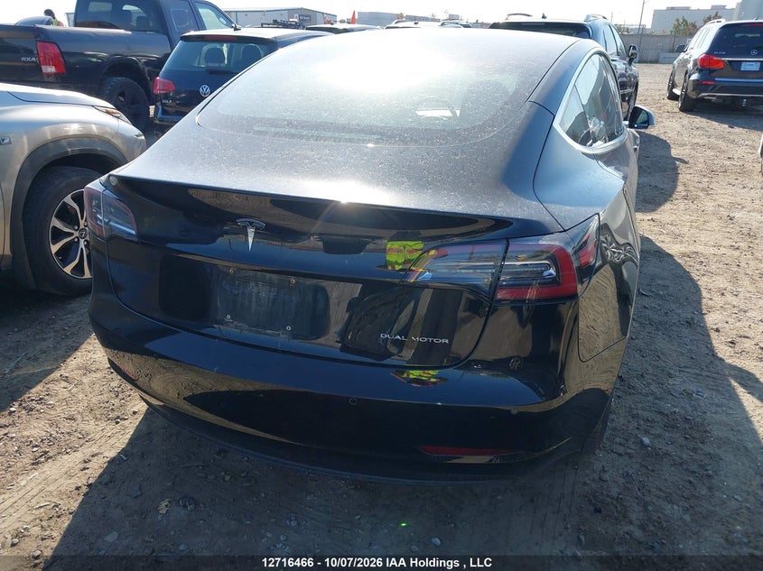 Vin: 5yj3e1eb2jf106712, lot: 3123213, tesla model 3 long range/performance 20184