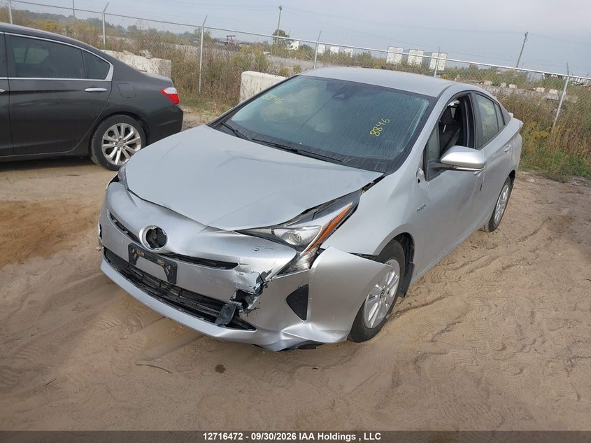 Vin: jtdkbrfu2h3034565, lot: 3123219, toyota prius 20172