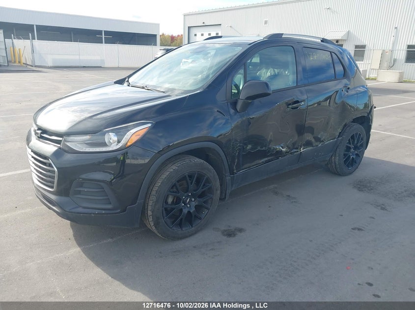 2021 Chevrolet Trax 1Lt, Left Rear, IAAI, VIN KL7CJPSBXMB311945 — photo 2