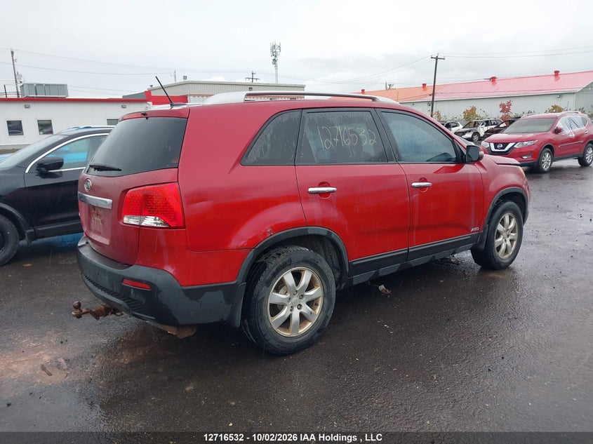 Vin: 5xyktca16bg025281, lot: 3123281, kia sorento lx 20114