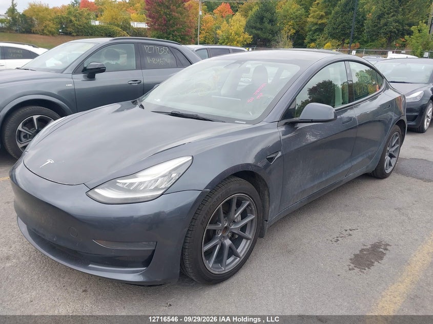 Vin: 5yj3e1ea3nf258320, lot: 3123295, tesla model 3 20222