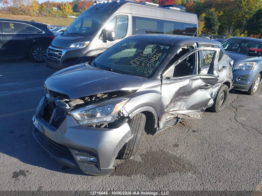 Vin: 3n1cp5bv8ll544187, lot: 3123297, nissan kicks s 20202