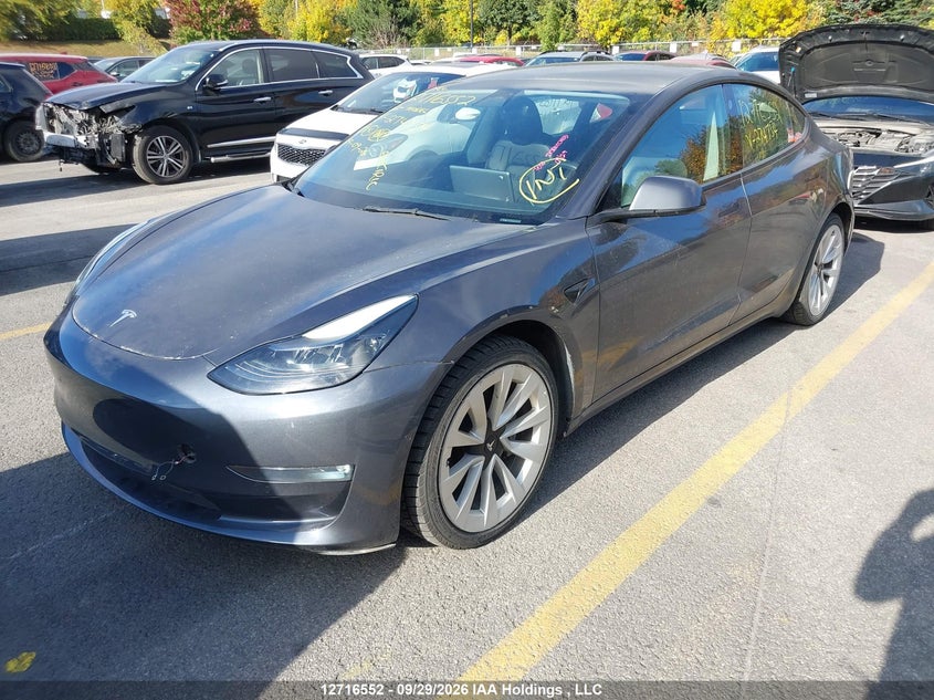 Vin: 5yj3e1eb5nf274754, lot: 3123301, tesla model 3 20222