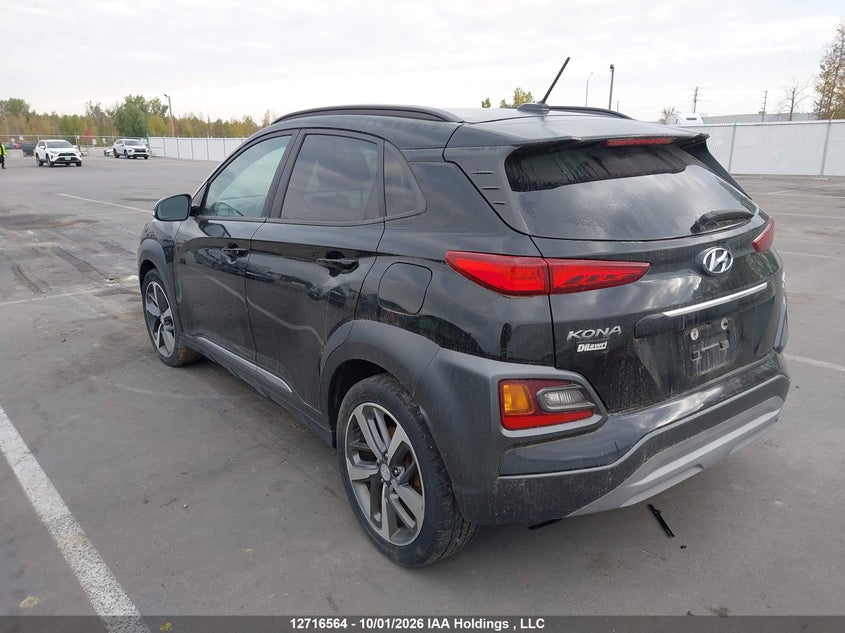 Vin: km8k3ca58ku262352, lot: 3123314, hyundai kona limited 20193