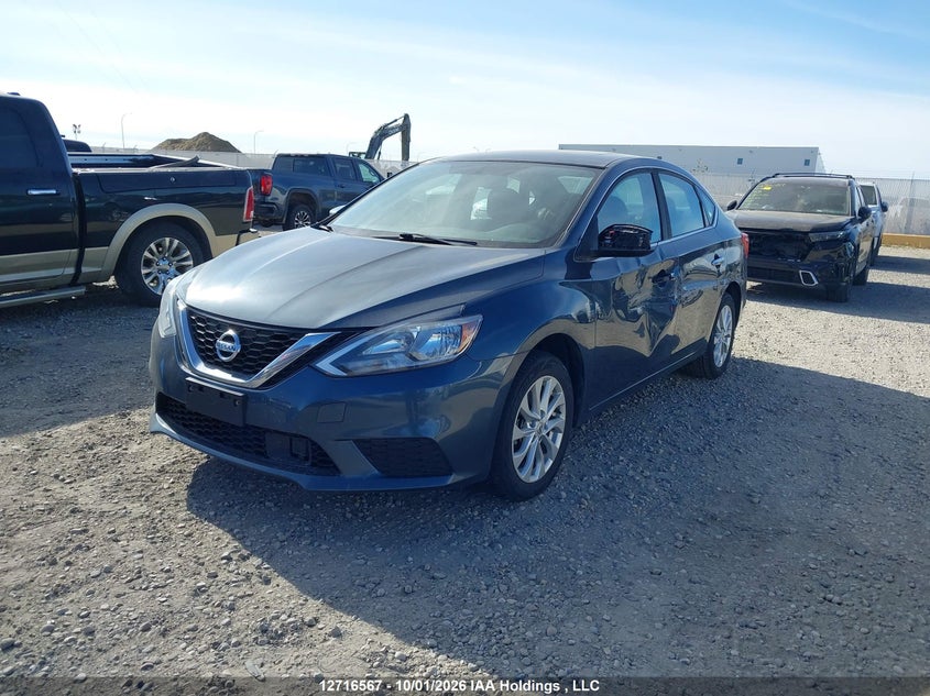 2018 Nissan Sentra 1.8 S/1.8 Sv/1.8 Sv Midnight Edition, Левый бок, IAAI, VIN 3N1AB7AP3JY238700 — фото 2