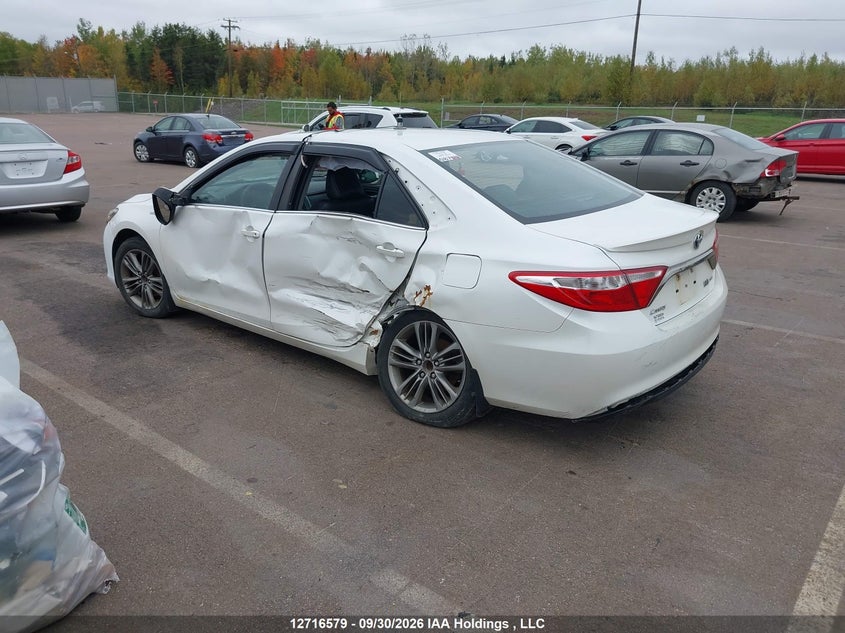 Vin: 4t1bd1fk1hu224129, lot: 3123346, toyota camry hybrid se 20173
