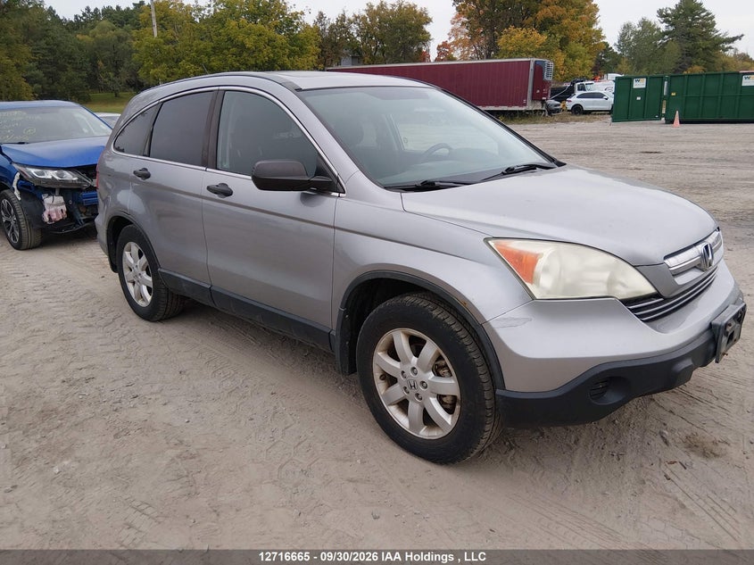 2007 Honda Cr-V Ex, Structural, IAAI, VIN 5J6RE48517L809929