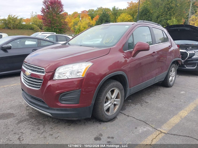 Vin: 3gncjpsb6gl195947, lot: 3123440, chevrolet trax 1lt 20162
